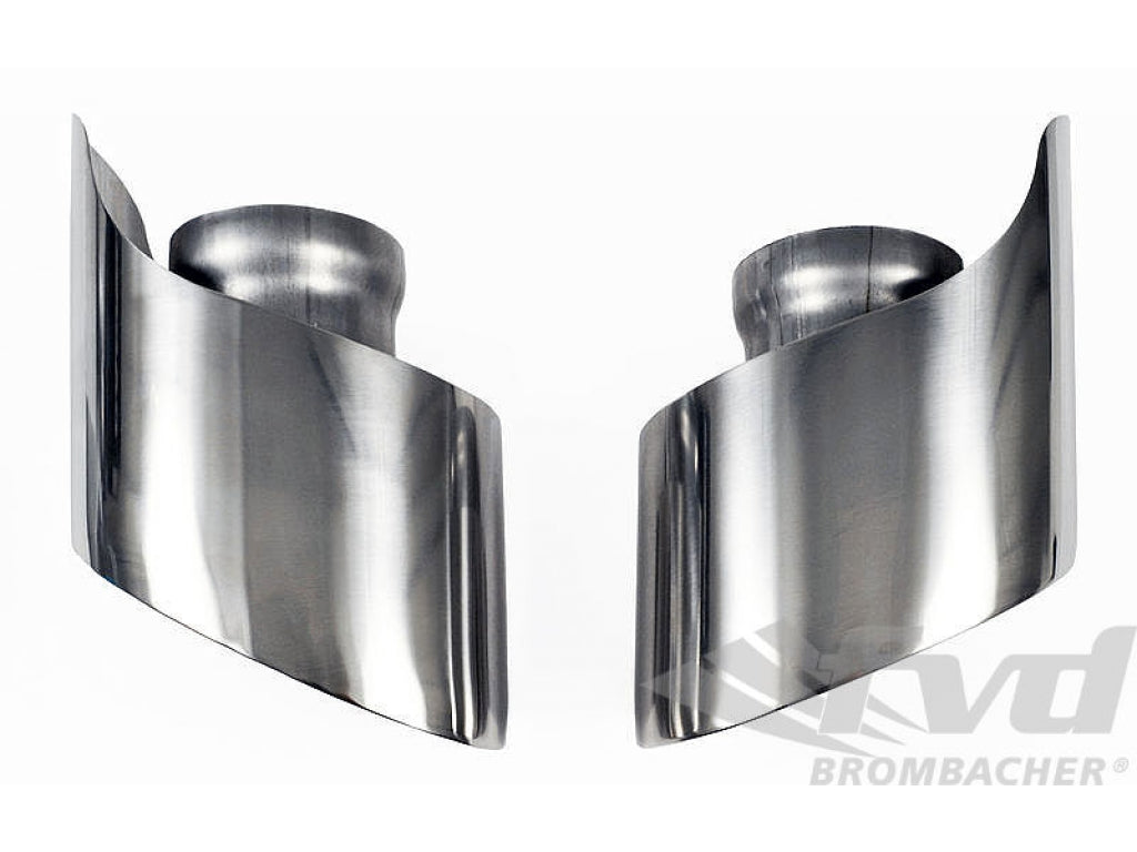 Exhaust Tip Set - Angle Cut - Narrow Body