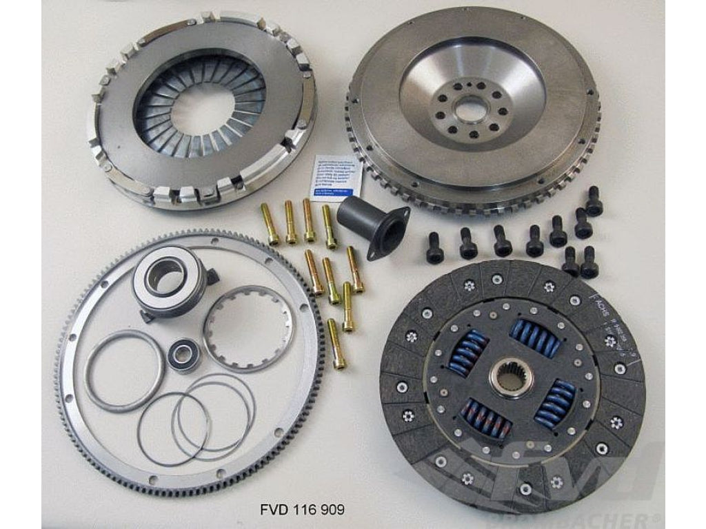 FVD Exclusive Sport Clutch Kit 993 TT / GT2 / 996 TT / GT2 - With Light Weight Flywheel (486 ft/lbs.
