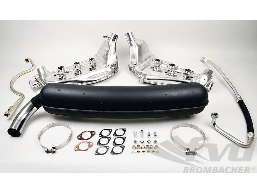 Free Flow Exhaust Kit 911 3.2 L - Race - With Heat - Single Outlet - o 70 mm Tip