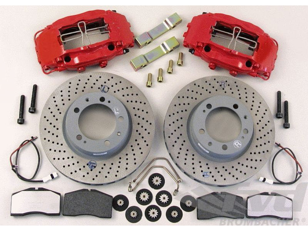 Sport Brake System 964 C2 / C4 - FRONT - 4 Piston - 322 x 32 mm - Drilled Discs