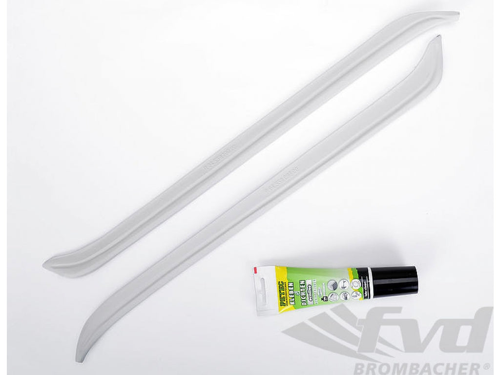 Gutter Spoiler Set - For the A-Pillar Gutter Rail - GFK