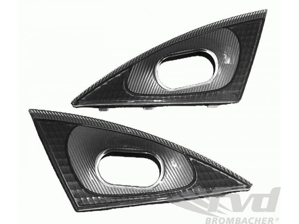 996/986 Clear Headlight Covers (With Nozzle)