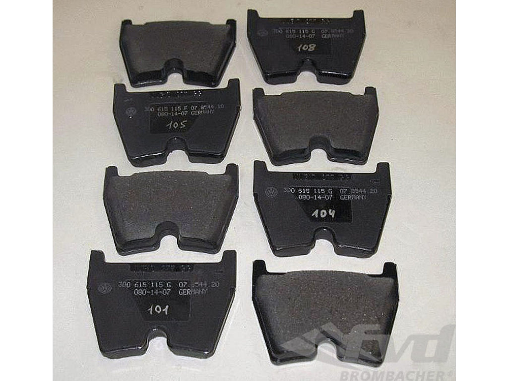Brake Pad Set - Ferodo - BREMBO GT - 8 PISTON