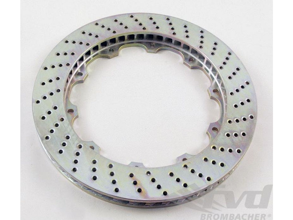 Brake Disc - RIGHT - BREMBO - DRILLED - 380 x 32 mm