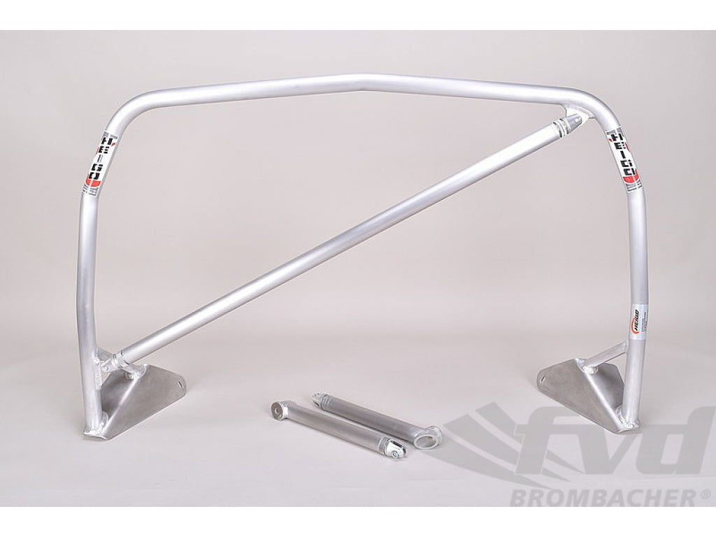 Roll Bar 924 / 944 / 968 - Aluminum - Coupe - Bolt In - With Diagonal