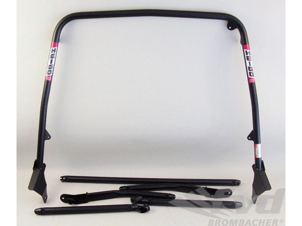 Roll Bar 964 - Steel - Coupe - Sunroof - Bolt-in - Diagonal and Tunnel Support