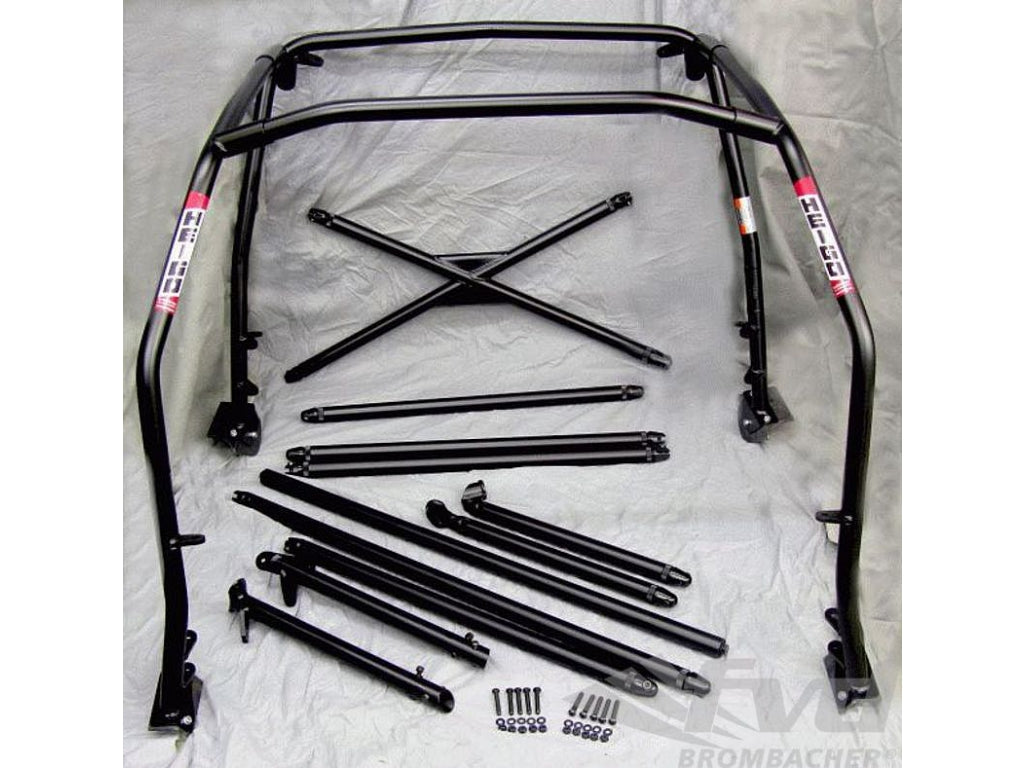Roll Cage 964 sunroof In Steel with Harness Bar and X-Diagonal Brace