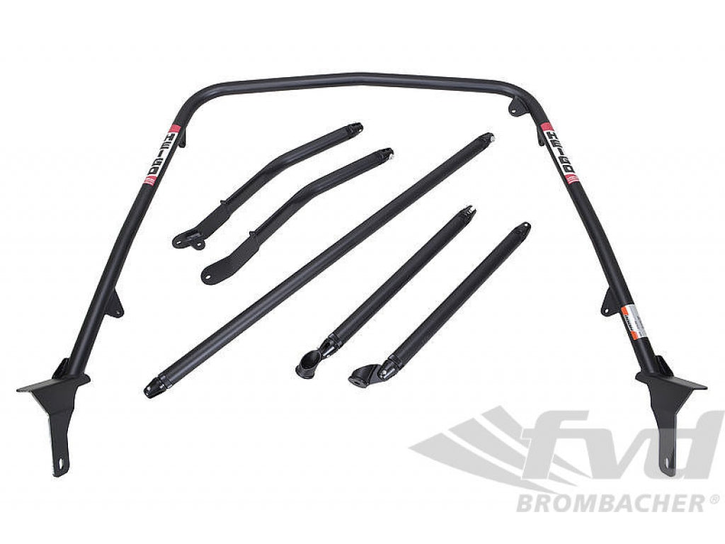 Roll Bar 993 - Steel - Coupe - Without Sunroof - Bolt-in - Diagonal and Tunnel Support
