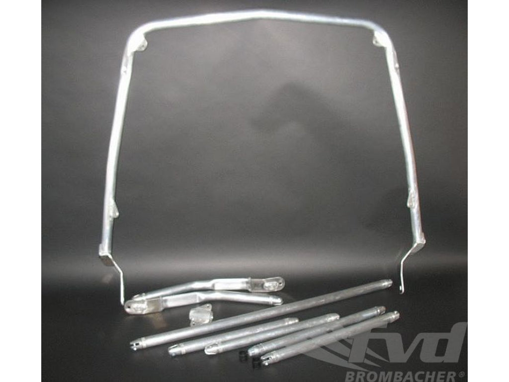 Roll Bar 993 - Aluminum - Coupe - Without Sunroof - Bolt-in - X Diagonal and Tunnel Support