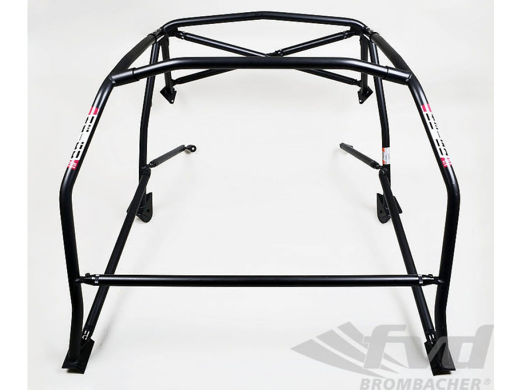 Roll Cage 993 - Steel - Coupe - Without Sunroof - Weld-in - X Diagonal / Tunnel Support and Dash Bar