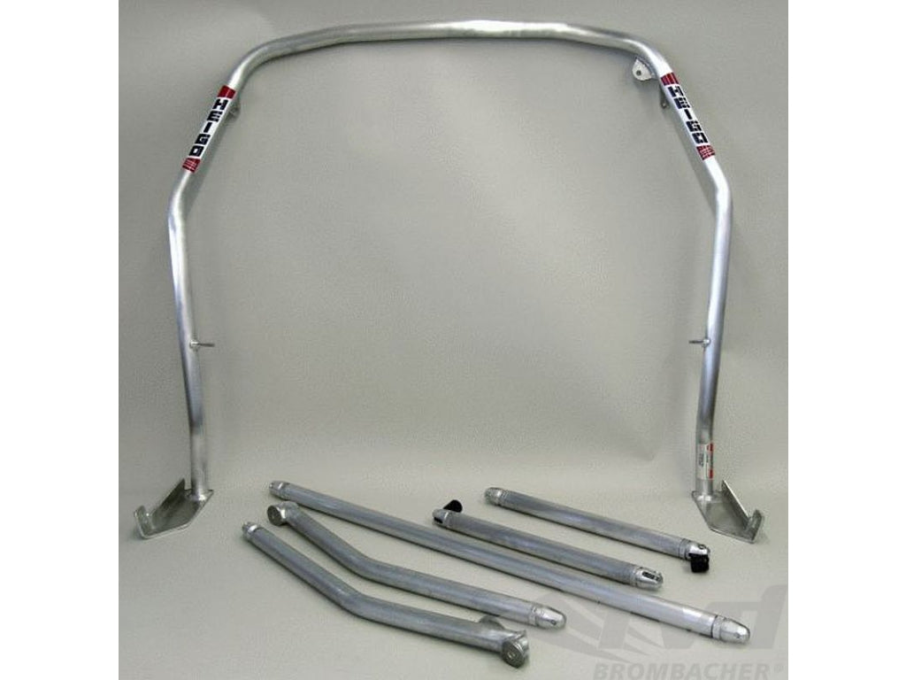 Roll bar alu 997 bolt-in-bar with tunneling supporting, diagonal bar