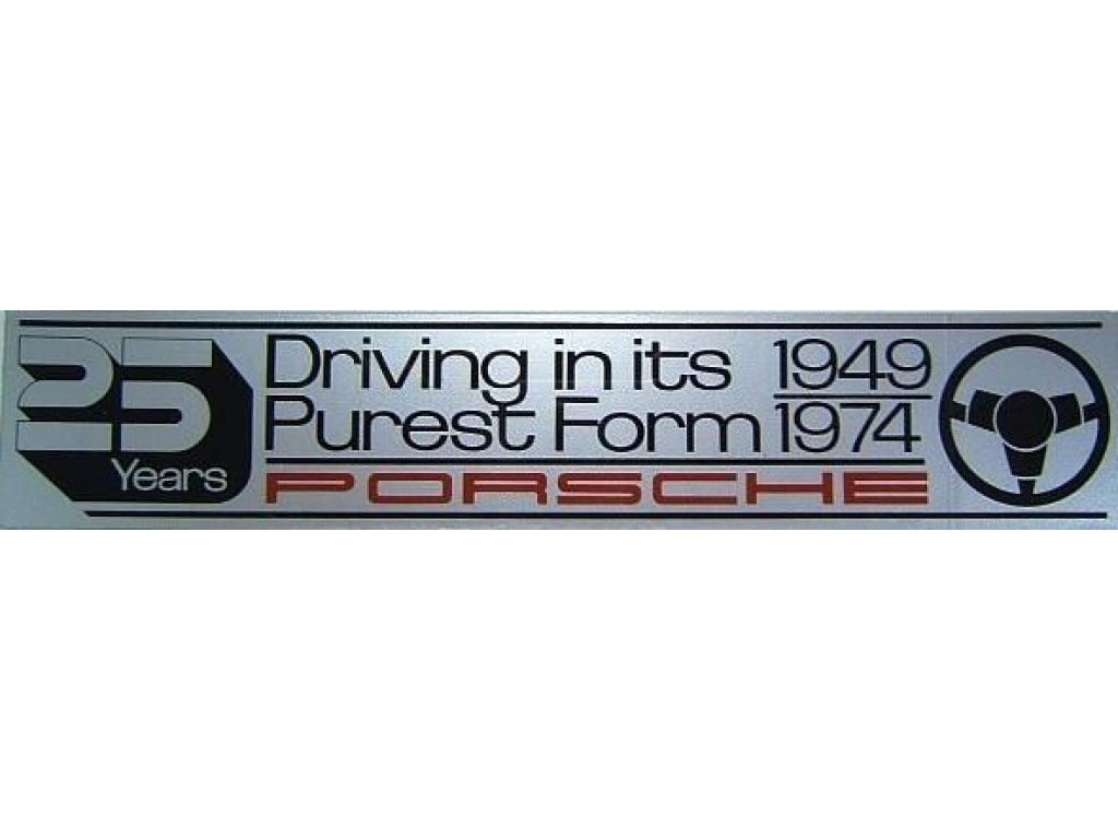 Driving in its Purest Form Decal.