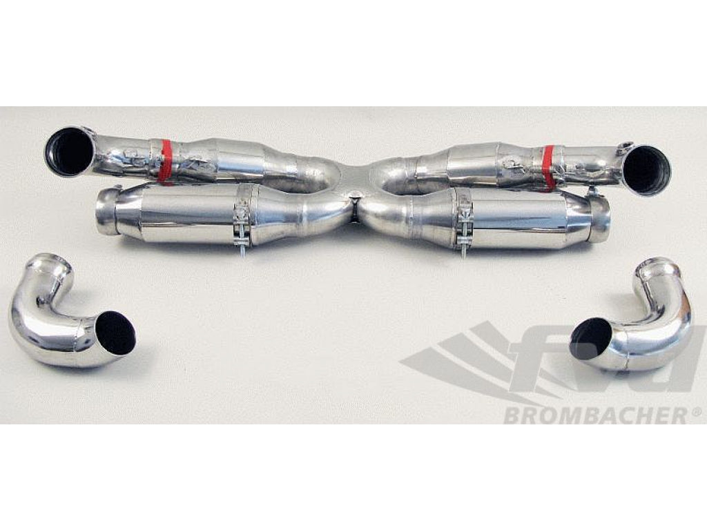 End Muffler Rally 996 GT3 MK2 04- Cat Bypass (RSR Ring conector)