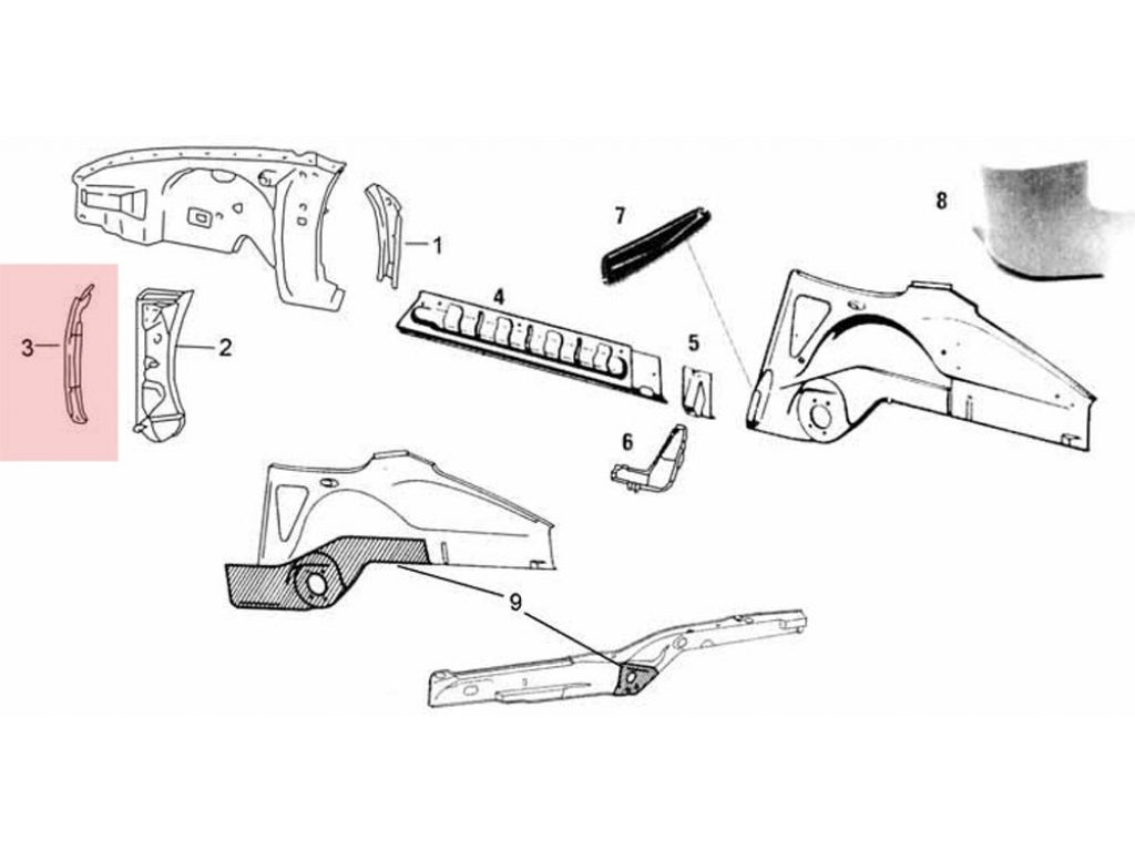 Fender Joining Plate Right