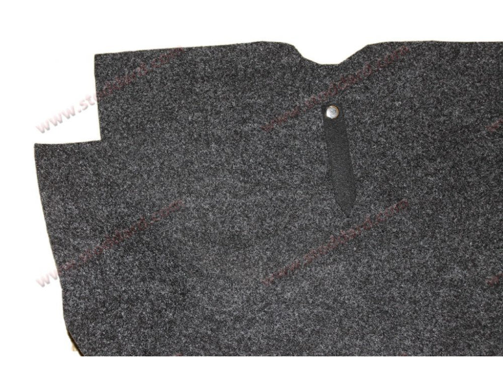 Front Trunk Mat Set, Charcoal Perlon
