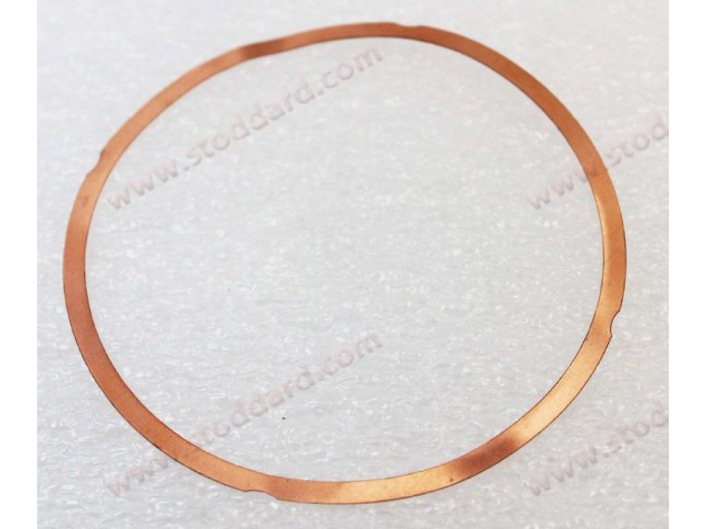 Copper Cylinder Base Gasket, 4 required, .25mm thick.
