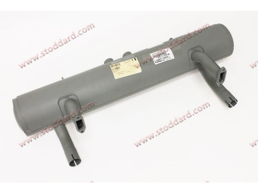 USA-style Exhaust Muffler for 356B, 356C, and 912 models. Porsche Factory Classic Part