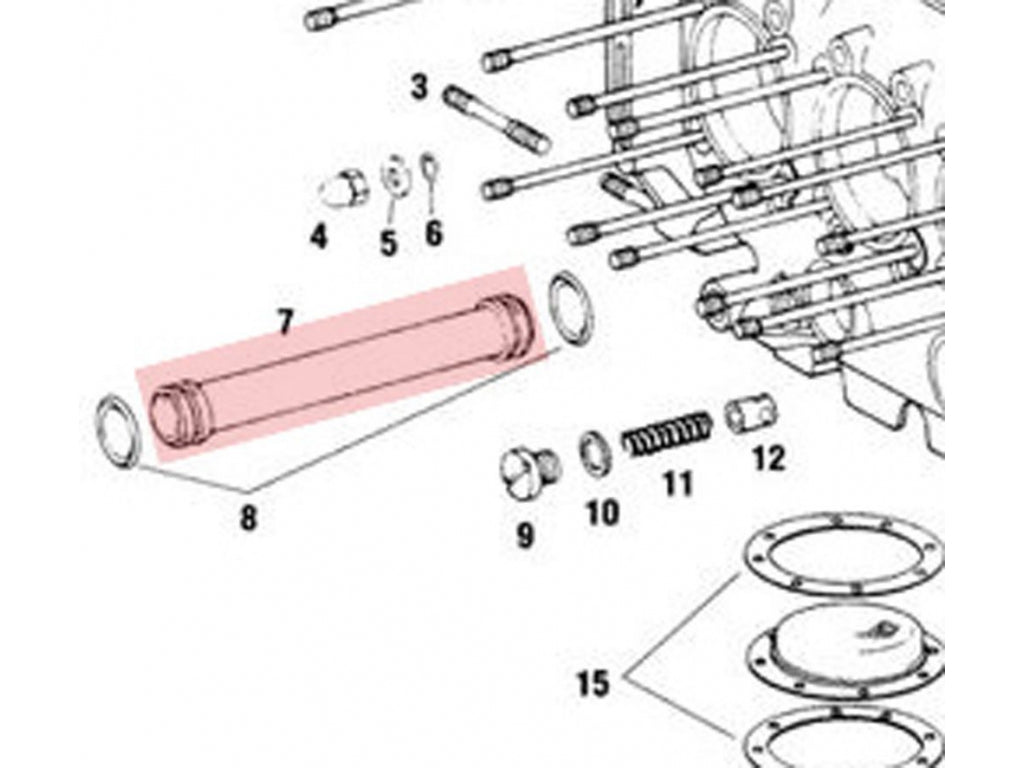 Oil Return Tube, Original Style for 911 964 993 1965-1998