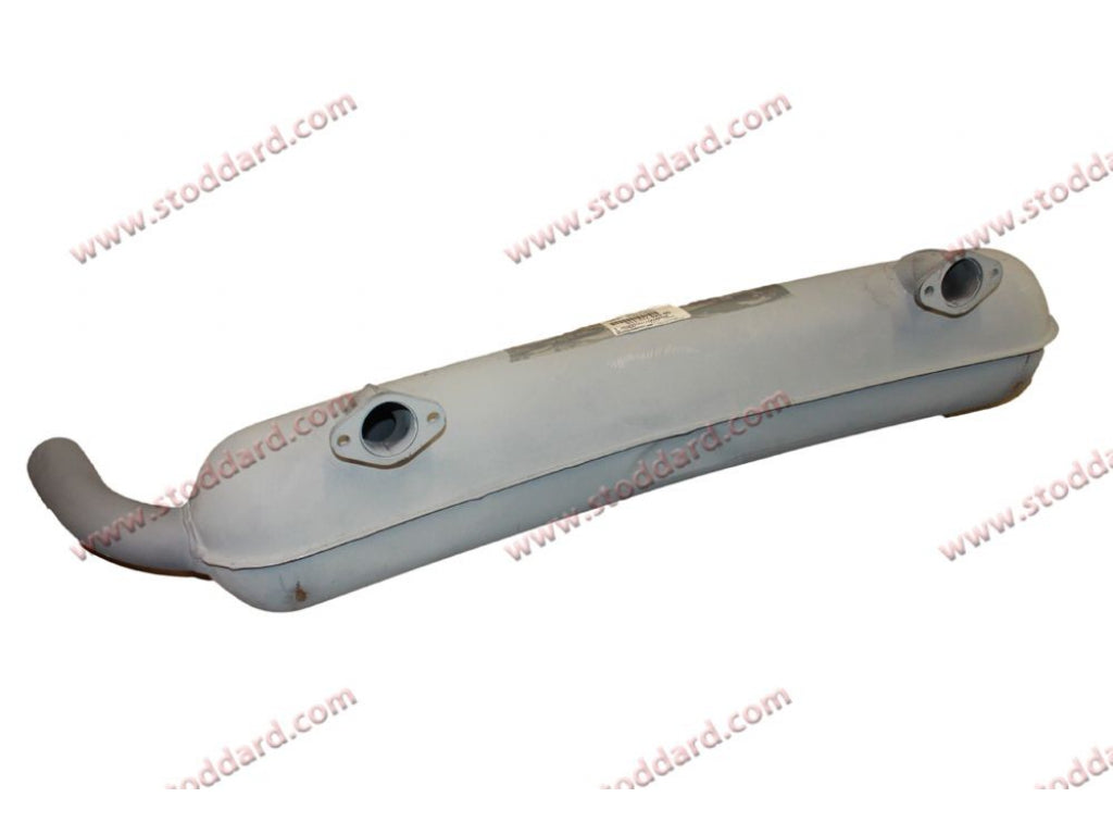 Original Porsche Classic Muffler with 60mm outlet - aluminized painted mild steel.