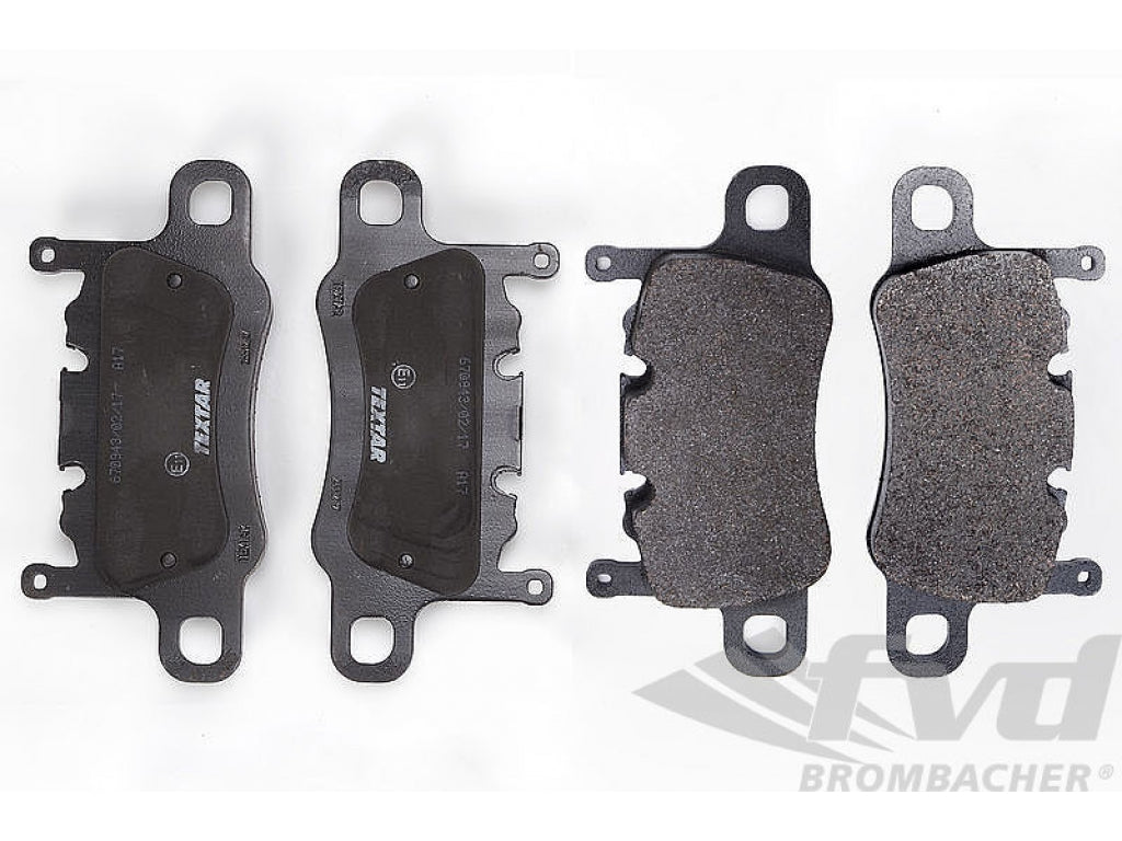 Brake Pad Set 991 R / GT4 / 991.1 GT3 / RS - Rear - For Steel Brakes