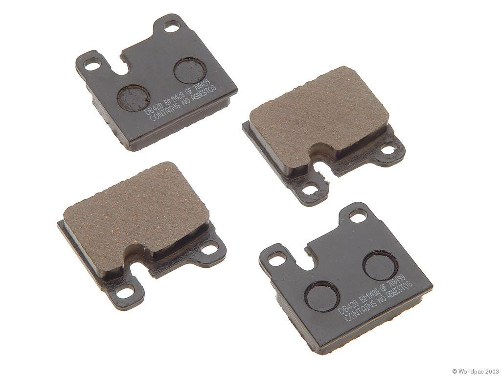 PBR Brake Pad Set - w/o Shims Front