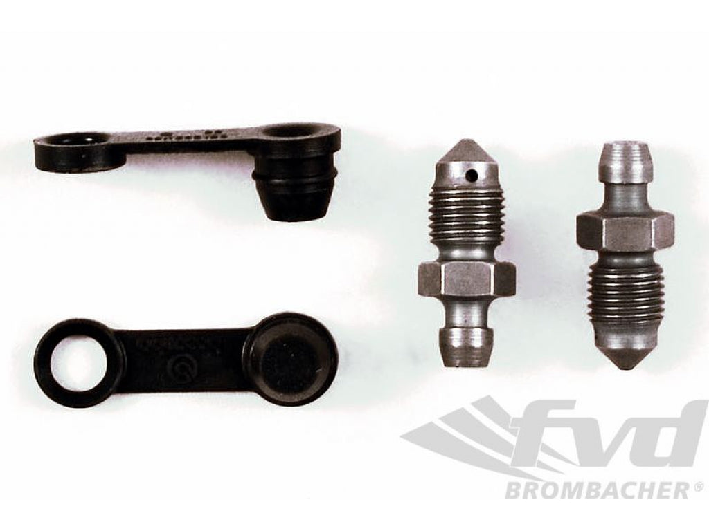 Caliper Bleeder Valve Set - with Dust Caps