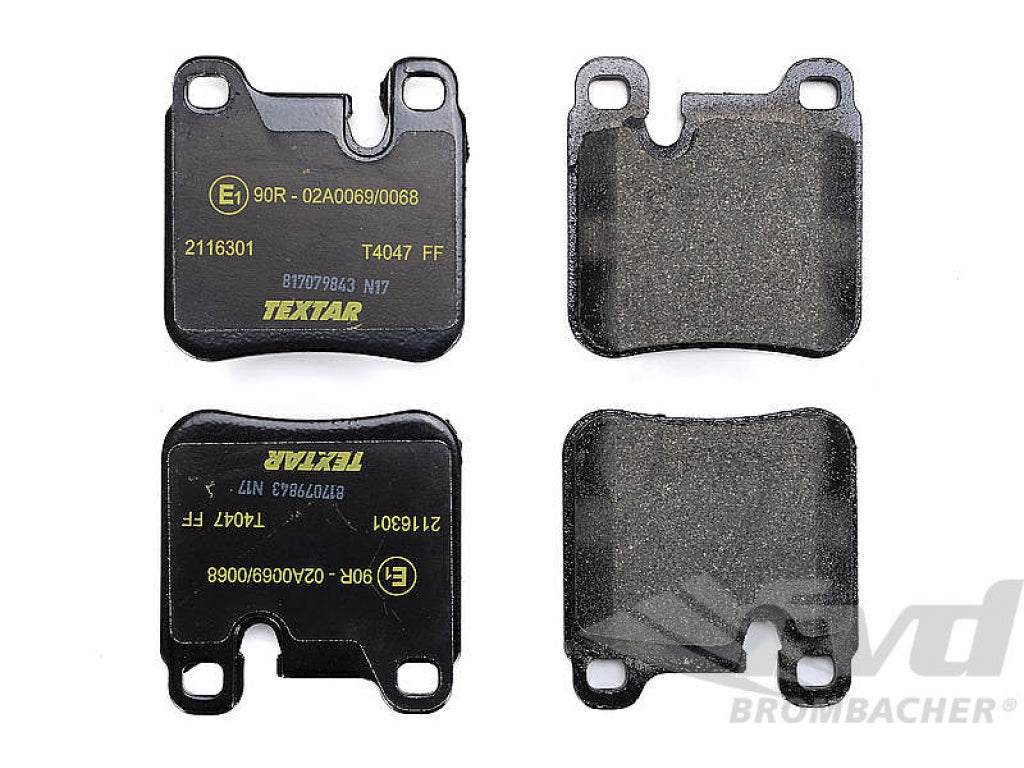 Brake Pad Set 964 C2 - REAR - for 2 Piston Caliper