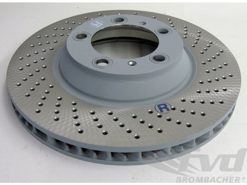 Brake disc 996 GT3 cup front right 350x34mm (can replaced ceramic GT3/GT2)