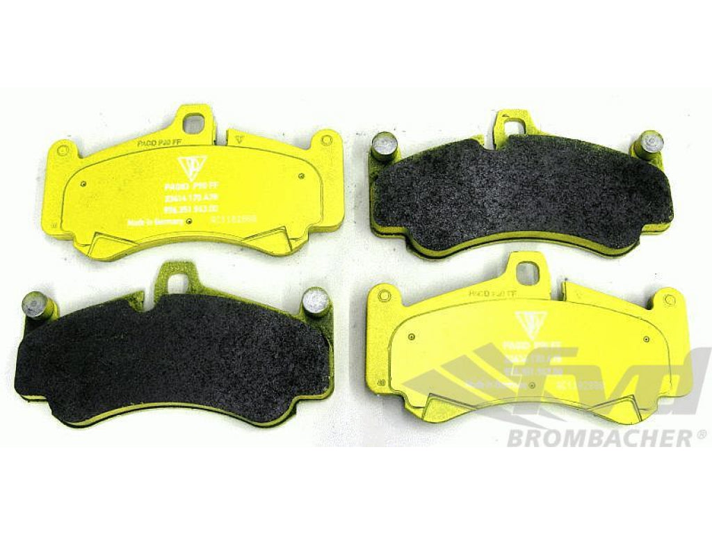 Brake Pad Set Front 996 GT2 01-/996 GT3 04- M449 (Steel Rotors)