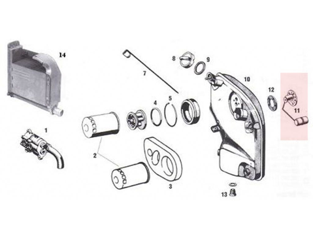 Oil Tank Level Sending Unit w/ Gasket for 911 1973-89