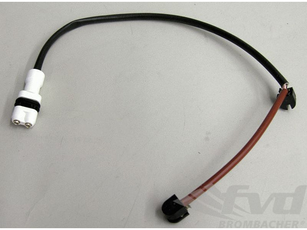 Warning contact front and rear brake pad sensor