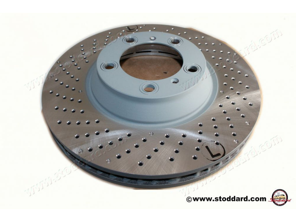Sebro Brake Disc Rotor Front Left for 911 997 Turbo GT2 2007-2013 997