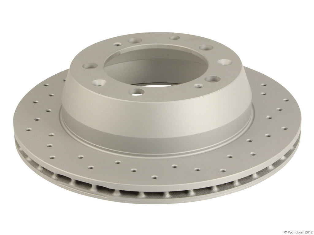 Zimmermann Coated & Cross Drilled Brake Disc - Rear