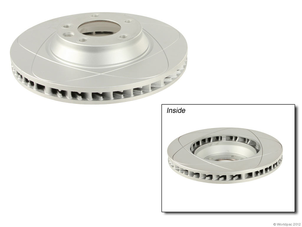 ATE Brake Disc - Gas Slotted - Front - Right