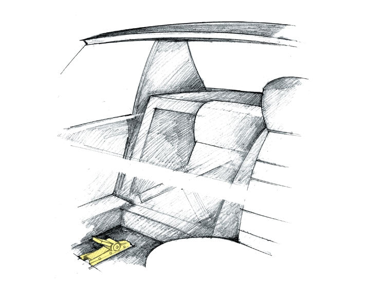 floor pan SEAT hinge BRACKET repair kit 914