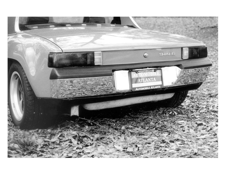 Rear valance without notch for gt flares 914