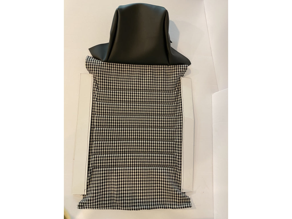 914 seat houndstooth backrest recovering kit 72-76 (made to order - 4 to 6 weeks)