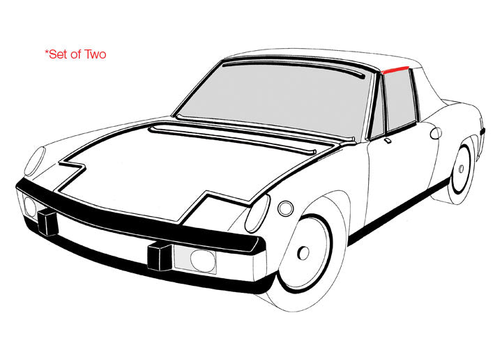targa TOP SIDE SEAL Set; 5% OFF!