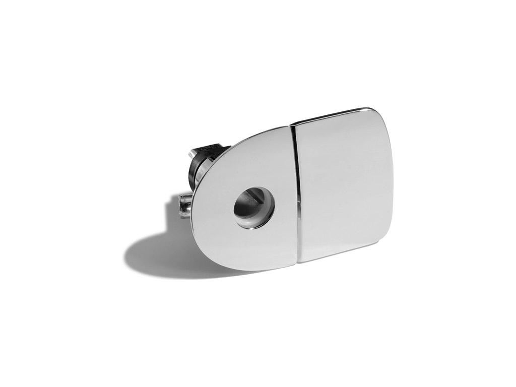 left Reproduction 914 door base and handle w/o lock