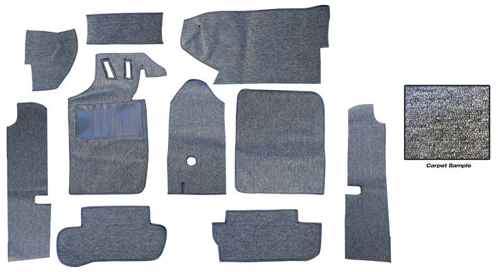 Domestic Charcoal Loop Carpet Kit, 914 1970-72 (Made to order - 4 to 6 weeks)