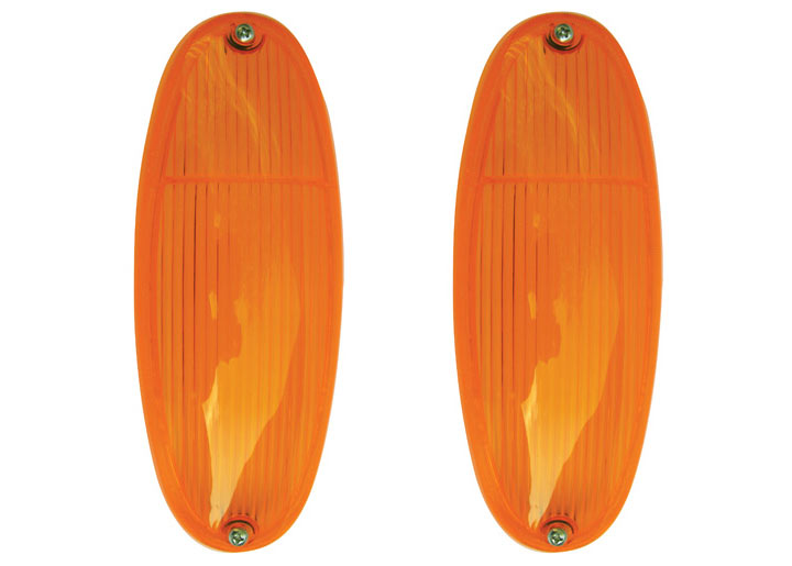 front turn SIGNAL LENS, Amber.  Set of two; 5% OFF!