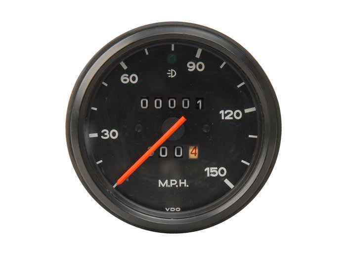 Rebuilt SPEEDOMETER 150 MPH; 914 1974.5-1976 black button price dependent on condition of your gauge