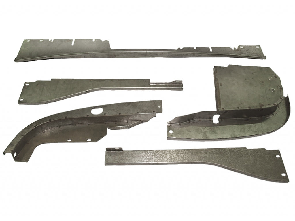 5 PIECE engine SHEET METAL SET, 914-6 engine tin