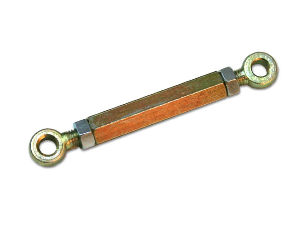 Adjustable tensioner for the power steering pump drive belt.