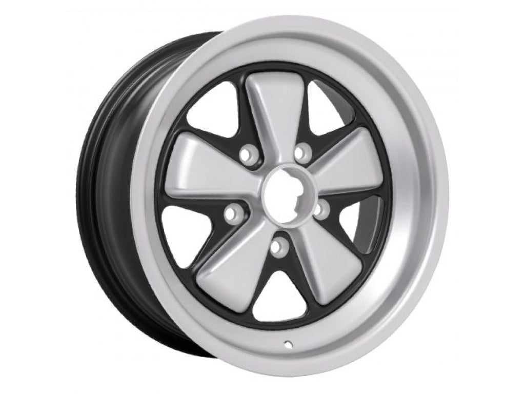 16x7 Fuchs Wheel - Silver Anodized Center