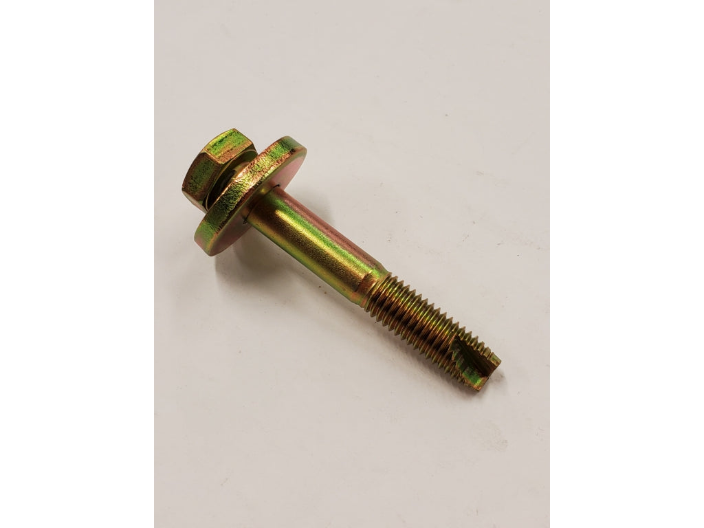 Screw 10x65 with washer caster block - yellow zinc