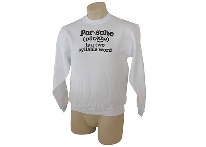 Two Syllable Sweatshirt white