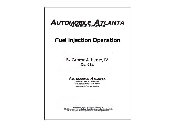 FUEL INJECTION OPERATION GUIDE