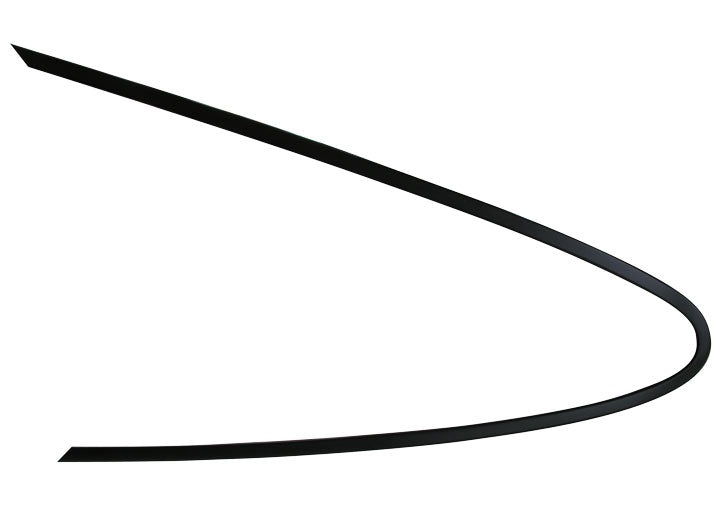 QUARTER GLASS TRIM - black