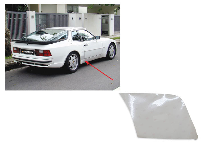 GRAVEL GUARD RIGHT - clear